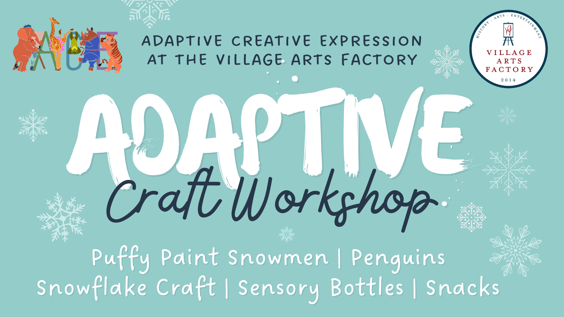 Holiday Doormat Craft Workshop - Village Arts Factory